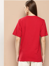 Difference of Opinion Women Graphic Printed Oversized T-shirt