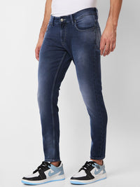 SPYKAR Men Slim Fit Heavy Fade Stretchable Jeans