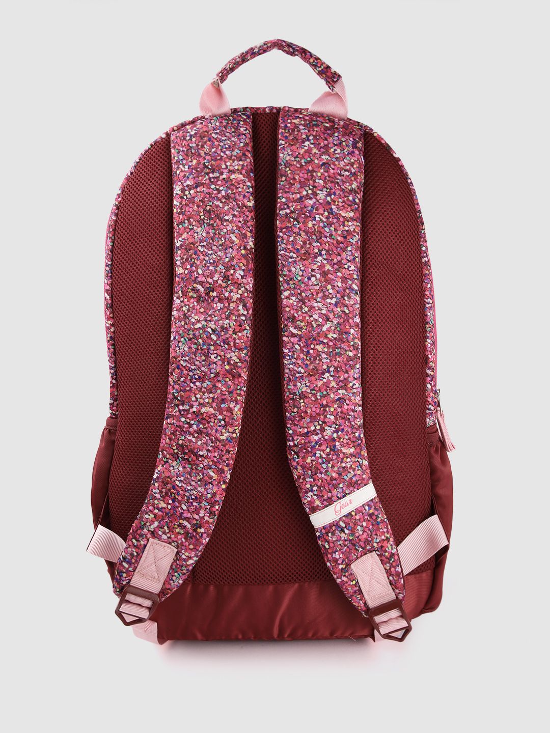 Gear Kids Abstract Printed Laptop Backpack with Glittery Effect -32L