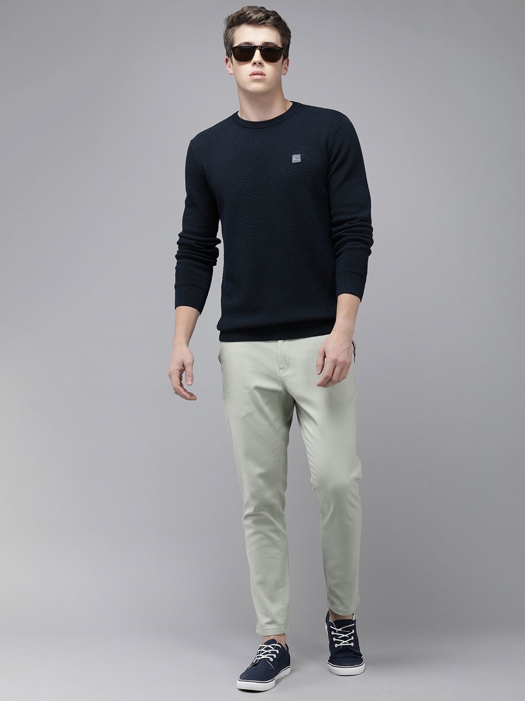THE BEAR HOUSE Pure Cotton Applique Slim Fit T-shirt