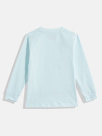 Happy Faces Girls Pure Cotton Peanuts Printed T-shirt with Joggers