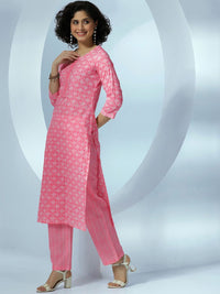 Libas Women Ethnic Motifs Printed Pure Cotton Kurta with Trousers & Dupatta