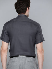 DENNISON Men Grey Smart Slim Fit Polo Shirt