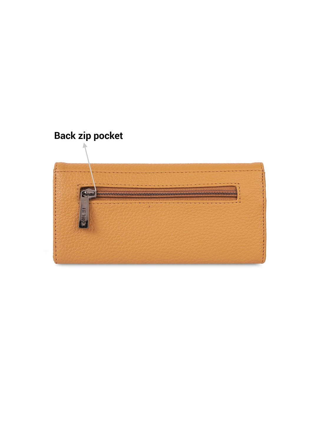 Metro Women Textured Two Fold Wallet
