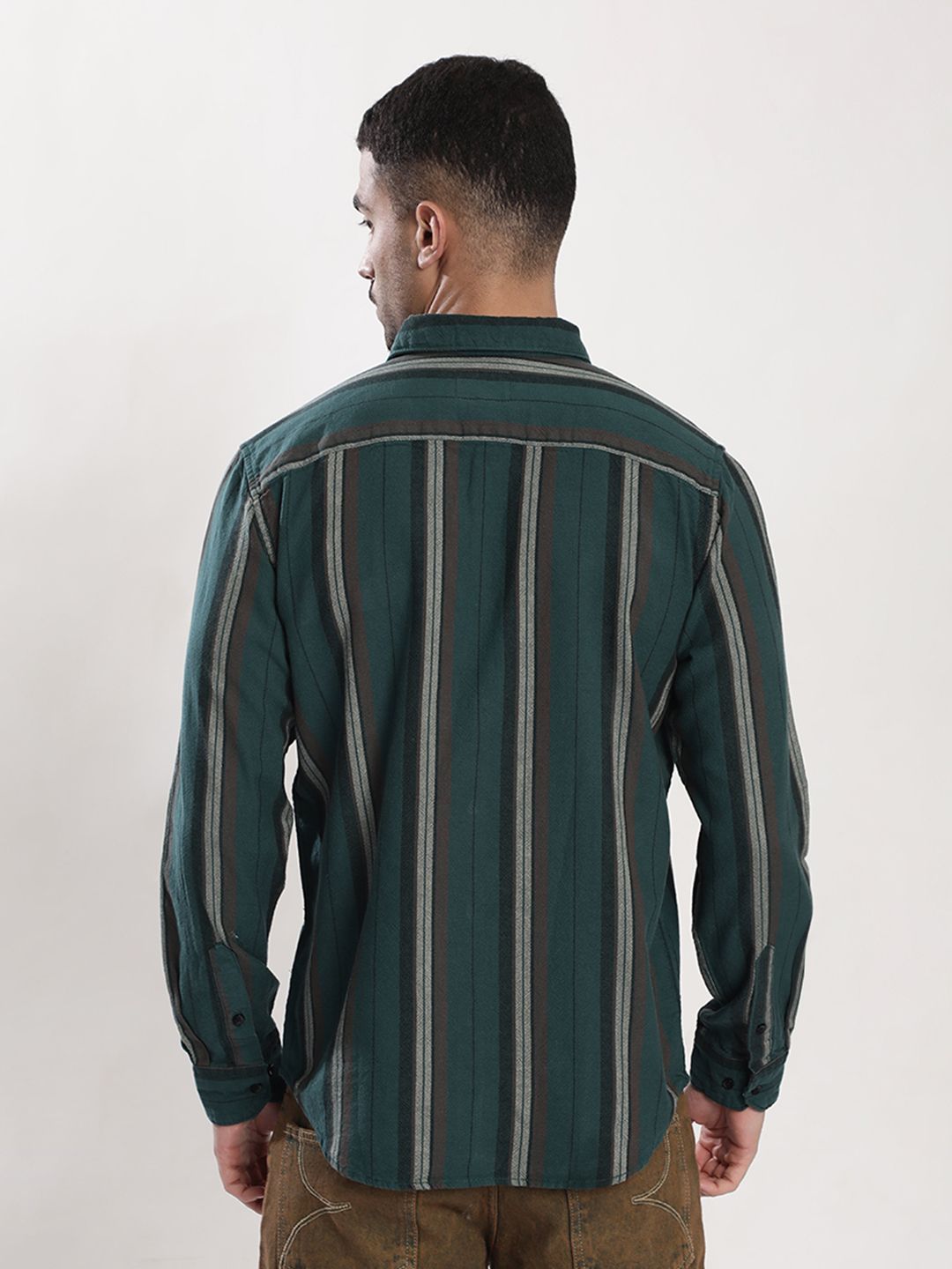 Bene Kleed Striped Pure Cotton Casual Shirt
