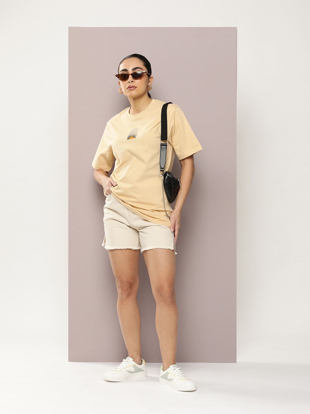 DILLINGER Graphic Printed Oversized Pure Cotton T-Shirt