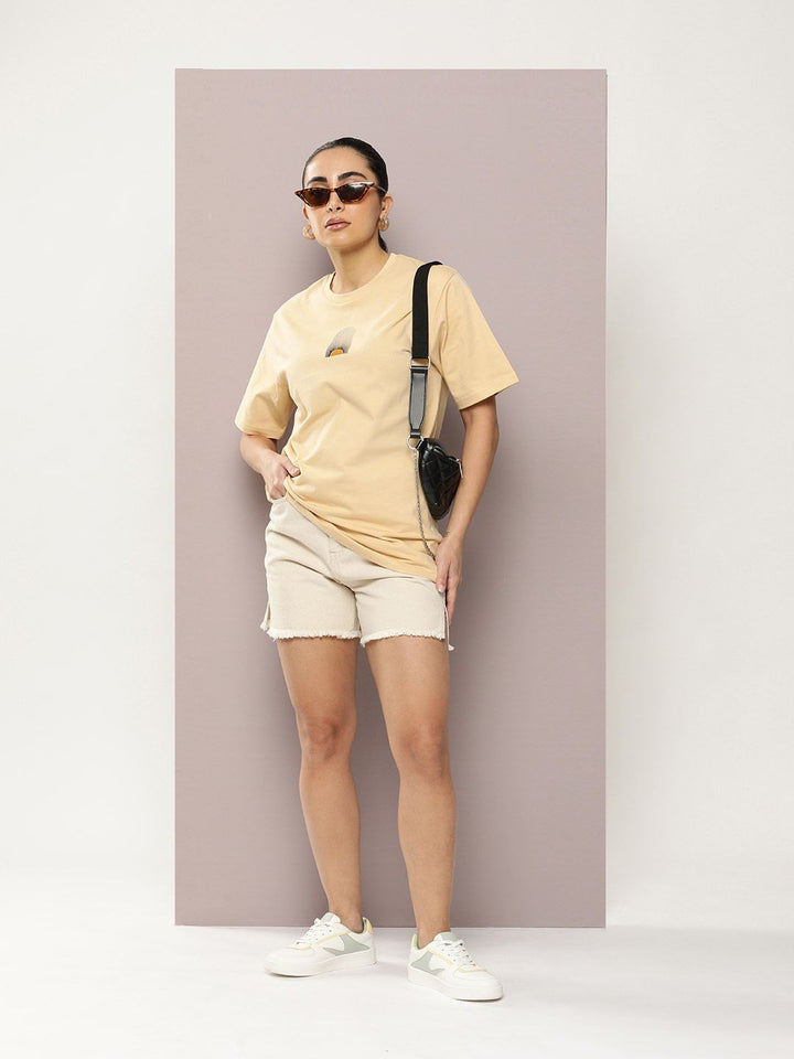 DILLINGER Graphic Printed Oversized Pure Cotton T-Shirt