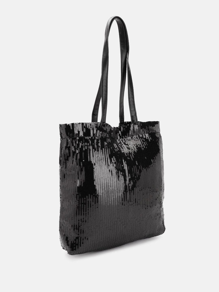 Lino Perros Sequined Embellished Structured Tote Bag