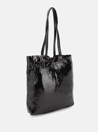 Lino Perros Sequined Embellished Structured Tote Bag