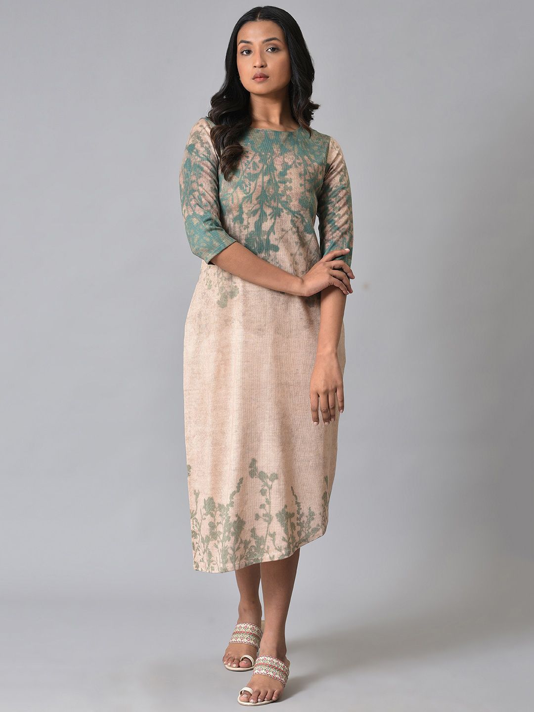 W A-Line Cotton Dress