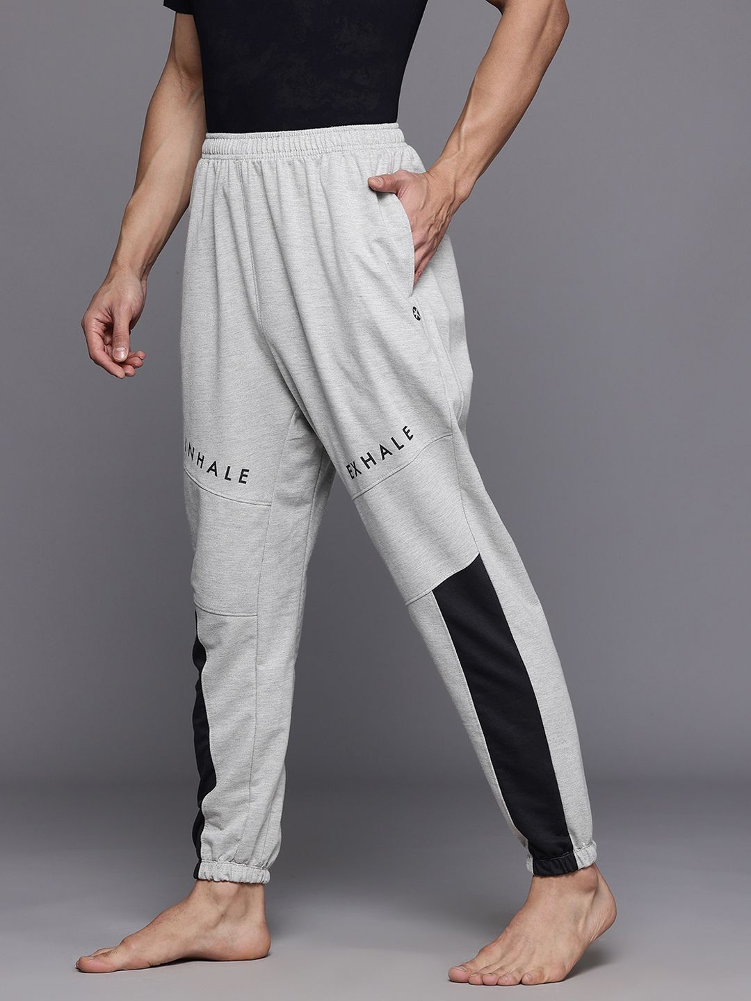 HRX by Hrithik Roshan Men Nowness Supernature Typography Yoga Joggers