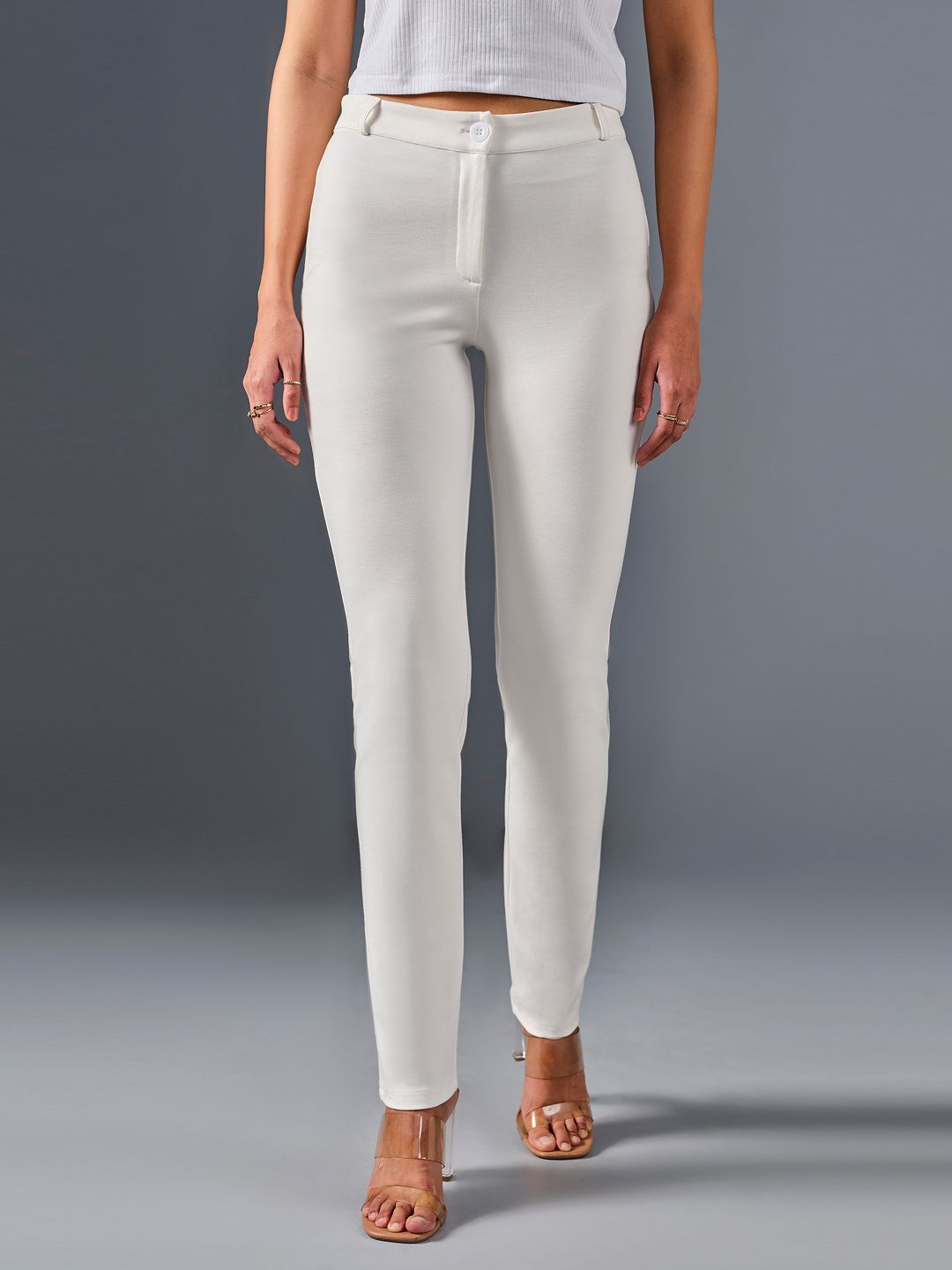 AND Women Skinny Fit Trousers