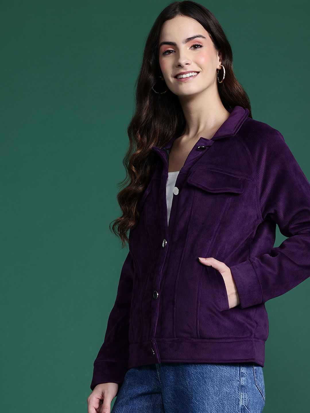 DressBerry Corduroy Tailored Jacket