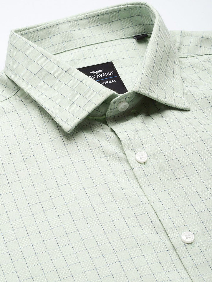 Park Avenue Slim Fit Checked Formal Shirt