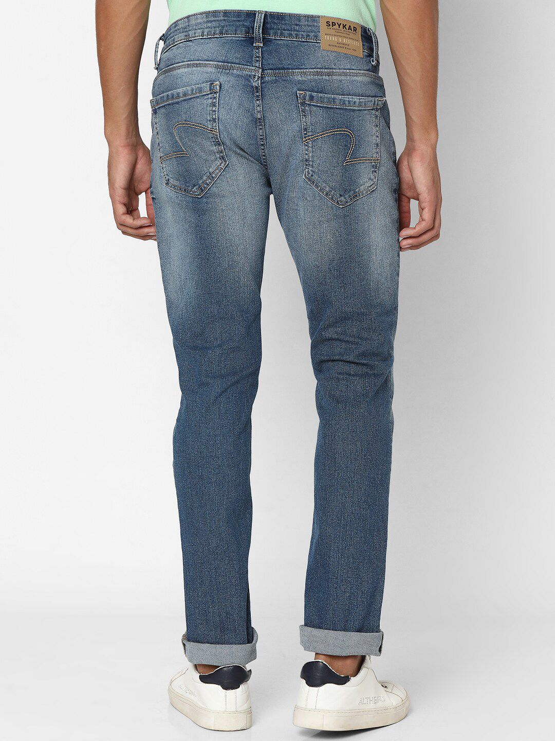 SPYKAR Men Mid-Rise Heavy Fade Jeans