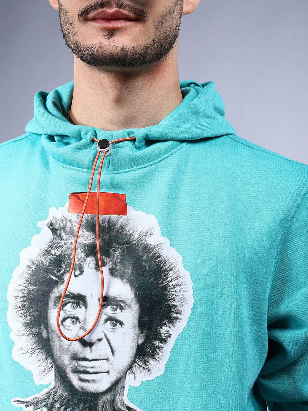 The Indian Garage Co Graphic Printed Hooded Pullover