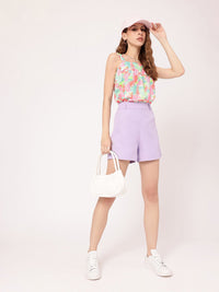 Tropical Fetish Shoulder Straps Gathers Regular Top