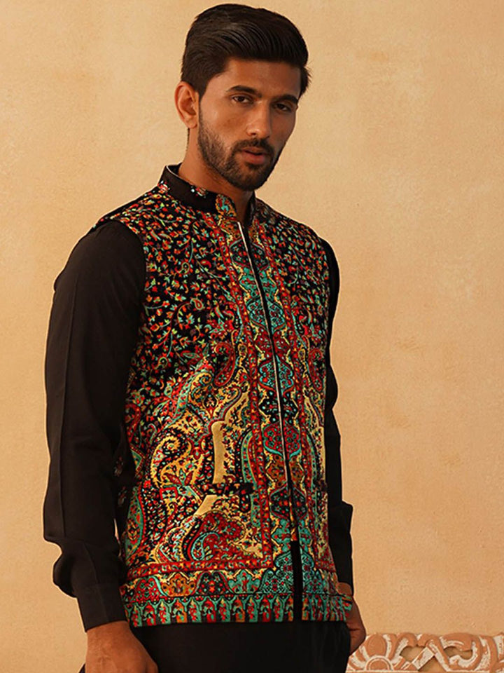 Jompers Printed Nehru Jackets
