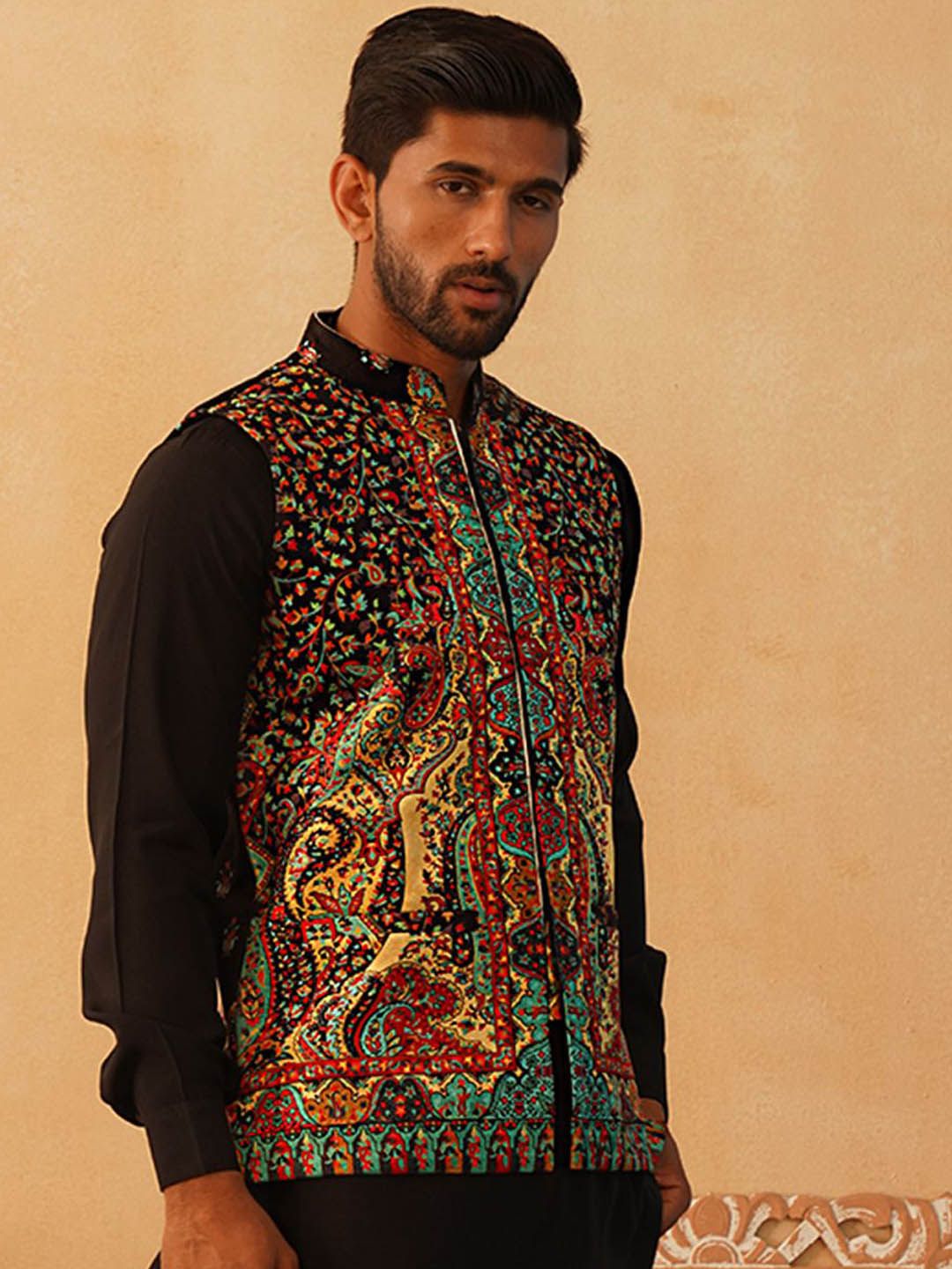 Jompers Printed Nehru Jackets