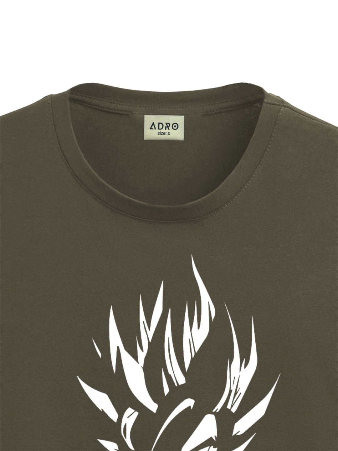 ADRO Men Typography Printed Raw Edge T-shirt