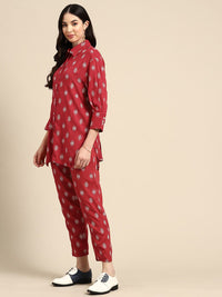Anouk Ethnic Motifs Printed Regular Kurta with Trousers