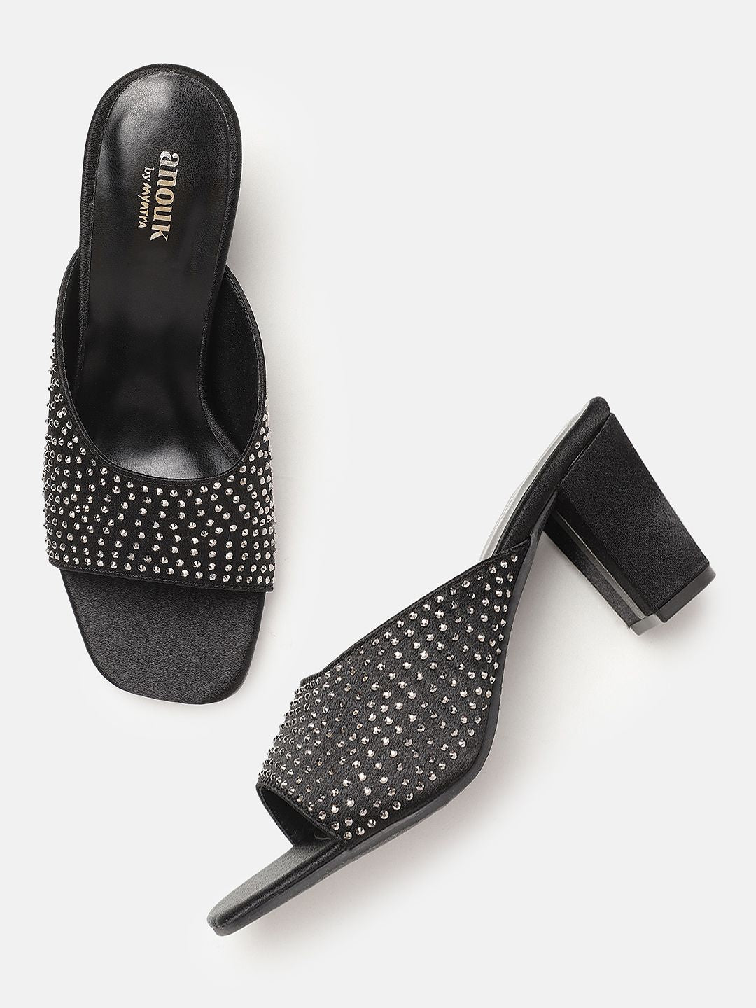 Anouk Embellished Party Block Heels