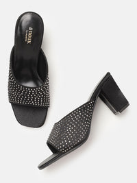 Anouk Embellished Party Block Heels