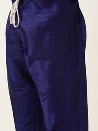 SOJANYA Kurta Biru Laut Lelaki dengan Jaket Churidar & Nehru
