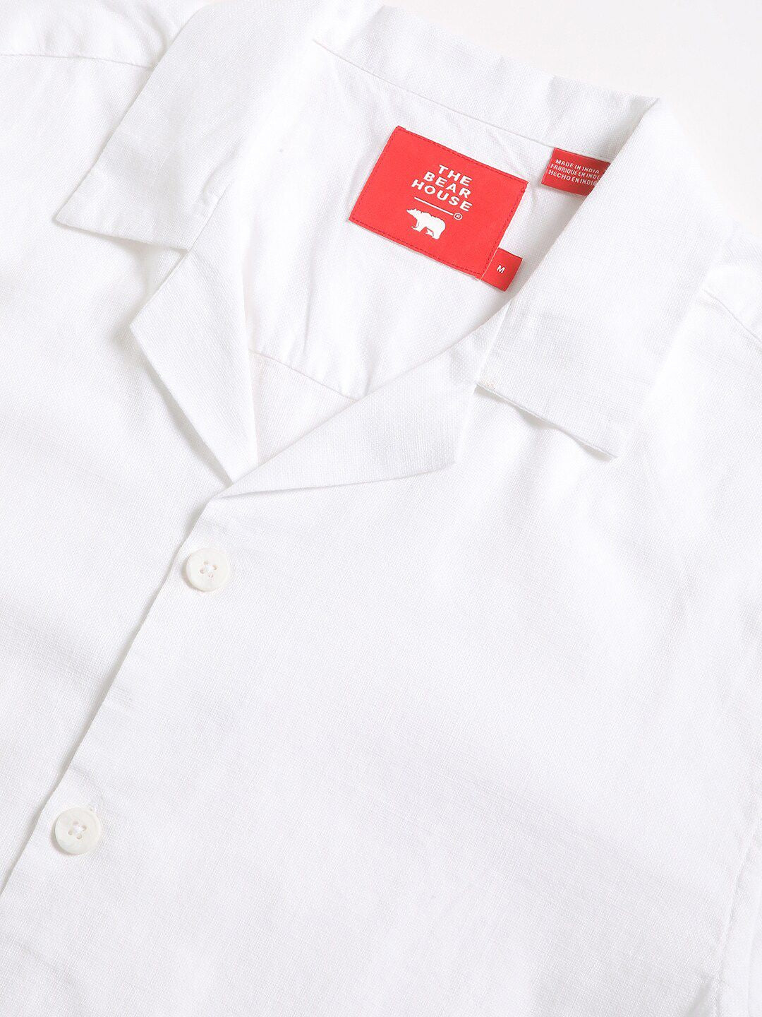 THE BEAR HOUSE Slim Fit Pure Cotton Casual Shirt