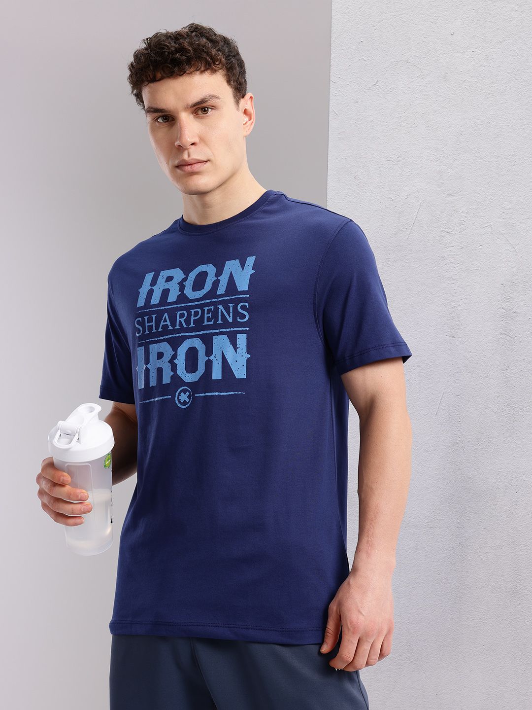 HRX by Hrithik Roshan Men Typography Printed Training T-shirt