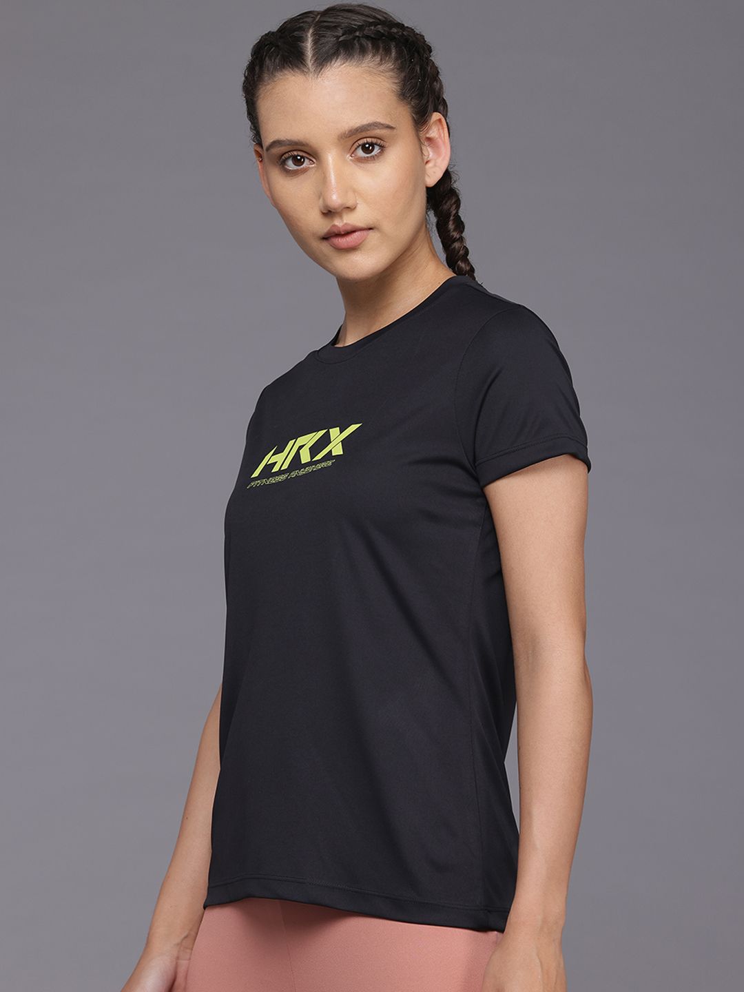 HRX by Hrithik Roshan Printed Rapid-Dry Training T-shirt