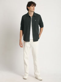 THE BEAR HOUSE Men Pure Cotton Solid Regular Fit Casual Shirt