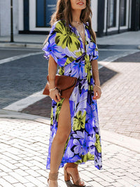 all about you Floral Print A-Line Dress