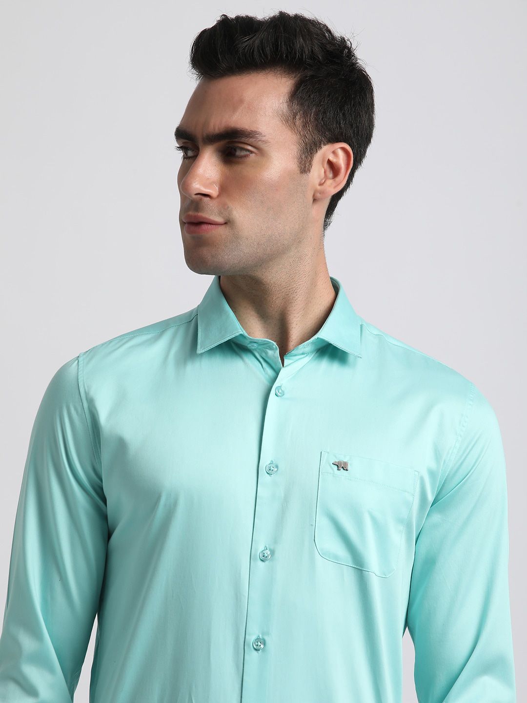 THE BEAR HOUSE Slim Fit Pure Cotton Formal Shirt
