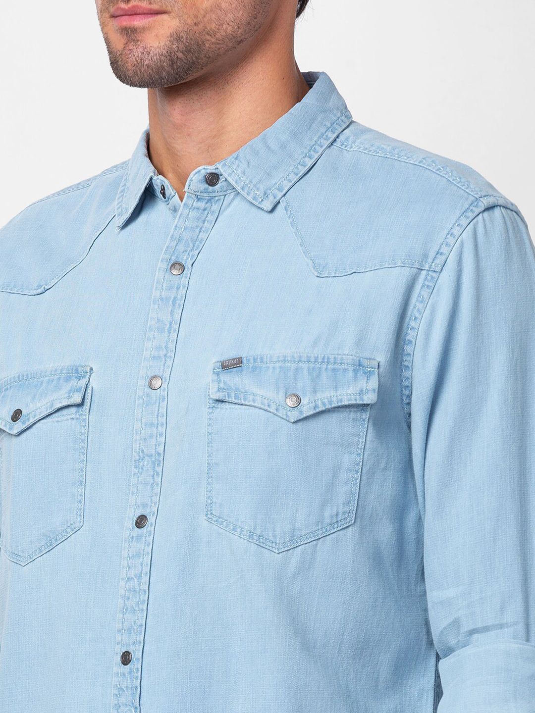 SPYKAR Men Slim Fit Casual Shirt