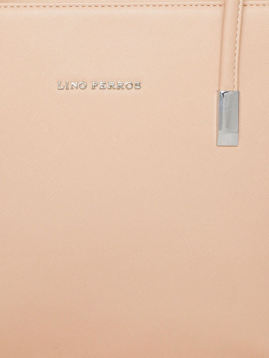 Lino Perros Beige Solid Shoulder Bag