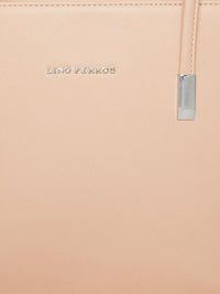 Lino Perros Beige Solid Shoulder Bag