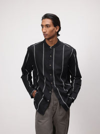 ether 365 Essentials Pure Cotton Striped Casual Shirt
