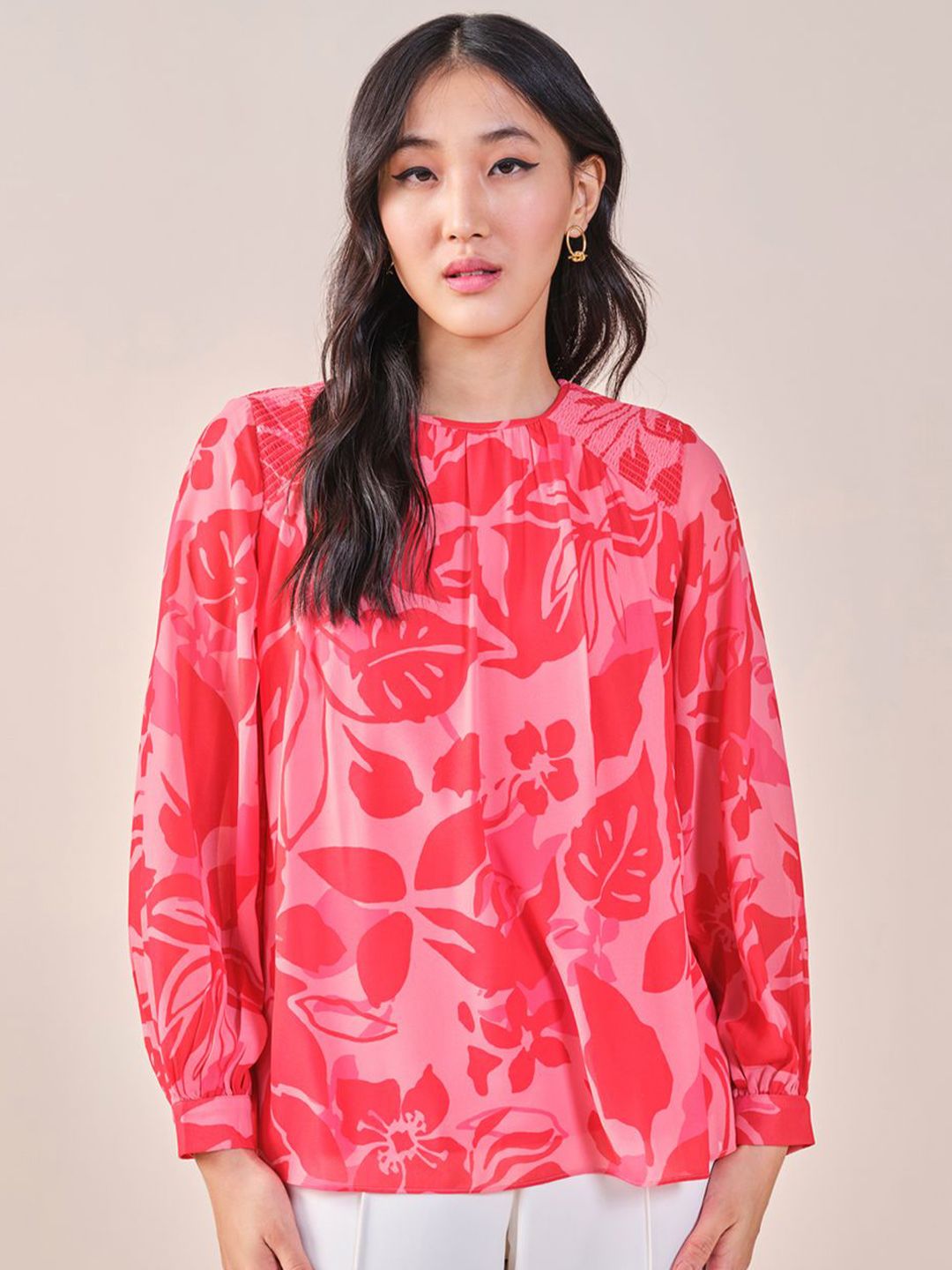 AND Floral Printed Top