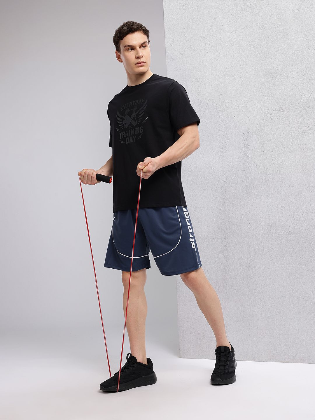 HRX by Hrithik Roshan Typography & Brand Logo Printed Training T-shirt