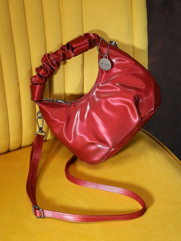 DressBerry Mini Hobo Bag with Stylised Handle
