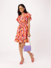 DressBerry Confetti Queen Smocked A-Line Dress