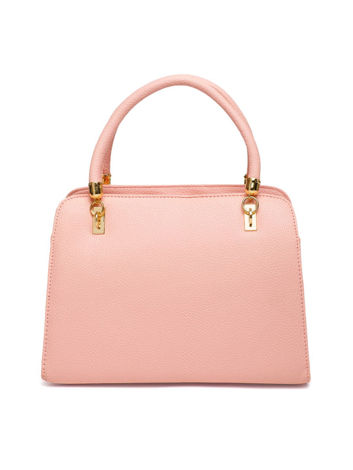 Lino Perros Pink Solid Handheld Bag