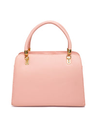 Lino Perros Pink Solid Handheld Bag