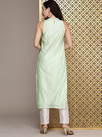 House of Pataudi Ethnic Motifs Printed Sequinned Jashn Kurta