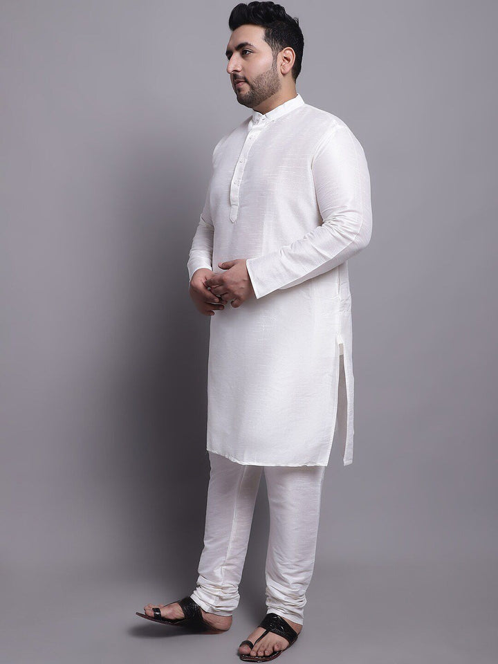 SOJANYA PLUS Plus Size Kurta With Churidar & Nehru Jacket