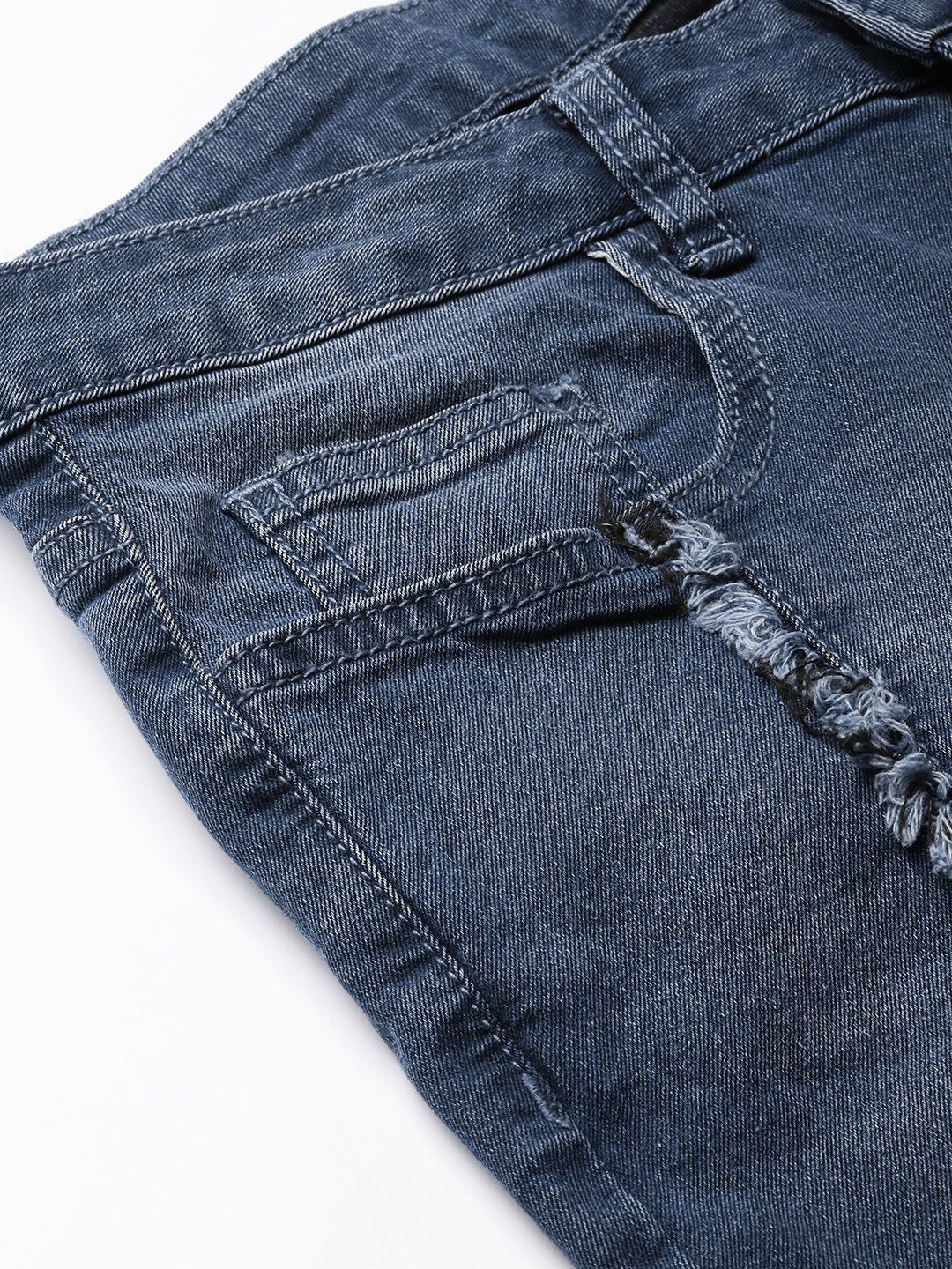 DressBerry Women Blue Skinny Fit Mid-Rise Clean Look Stretchable  Ankle Length Jeans