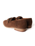 MONKSTORY Men Woven Design PU Derbys