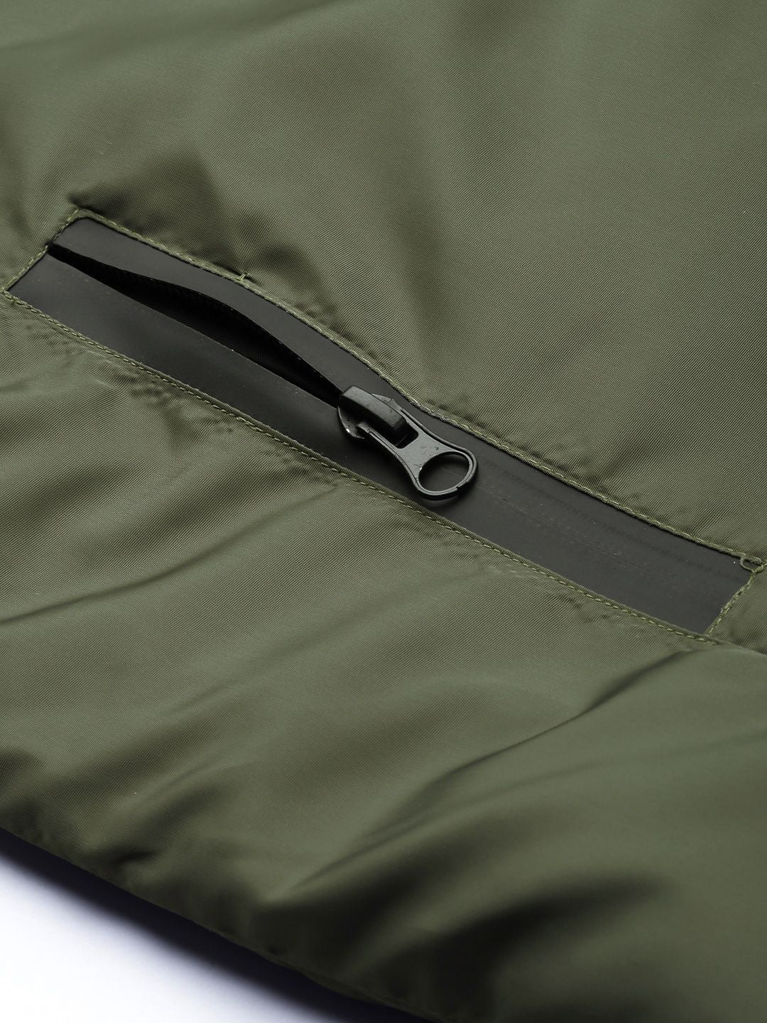 The Indian Garage Co Men Zip-Front Slim Fit Biker Jacket