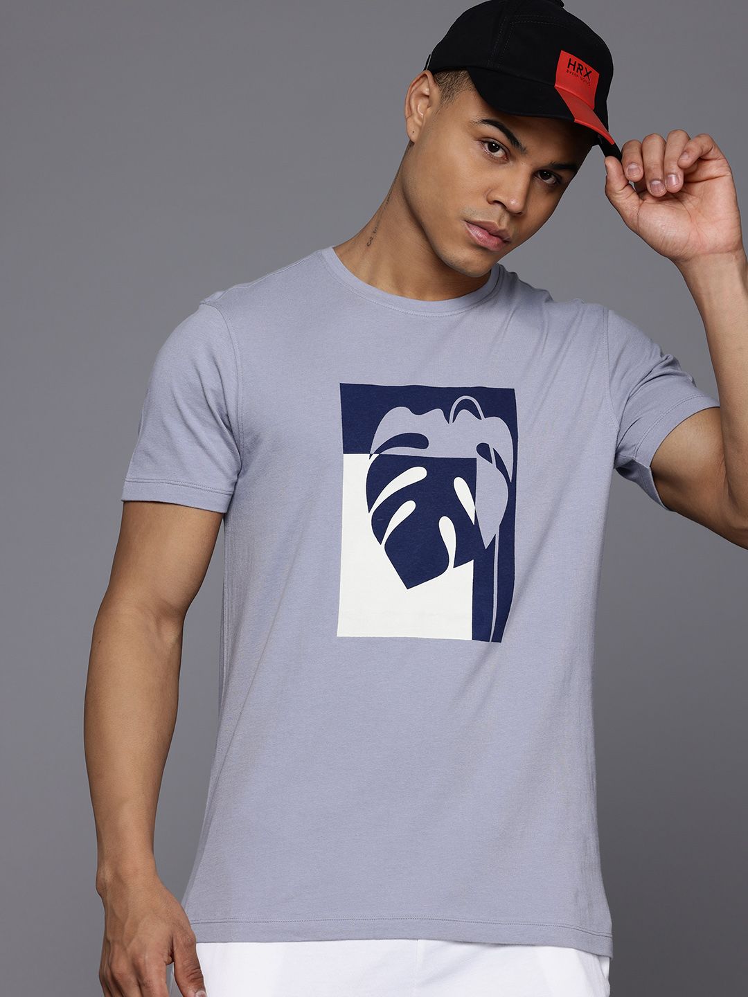 HRX by Hrithik Roshan Printed Pure Cotton T-shirt